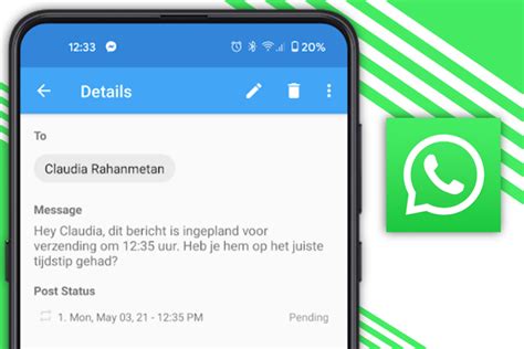 whatsapp bericht inplannen|Hacking WhatsApp: berichten plannen om。